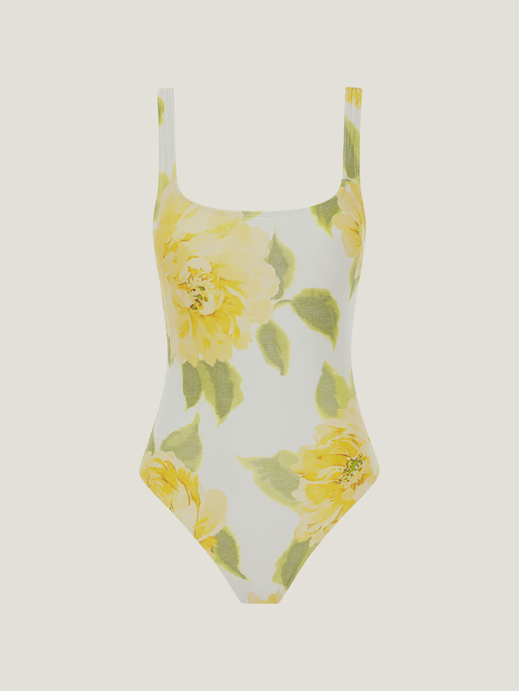 Square Neck One piece - Clair de Lune