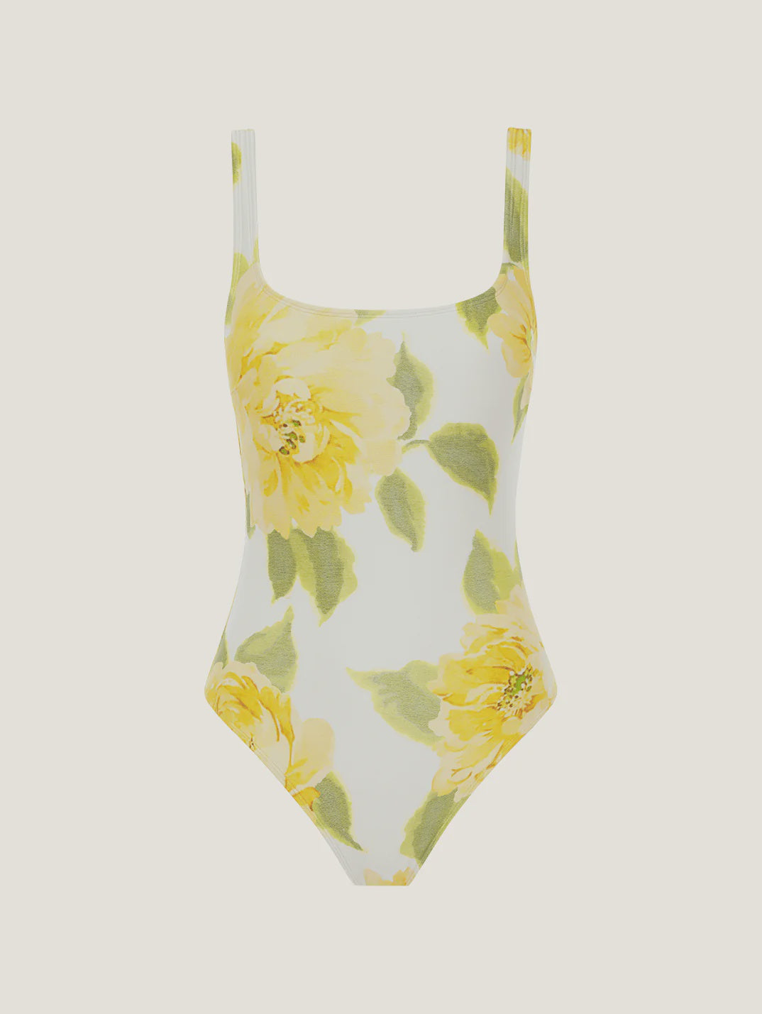 Square Neck One piece - Clair de Lune