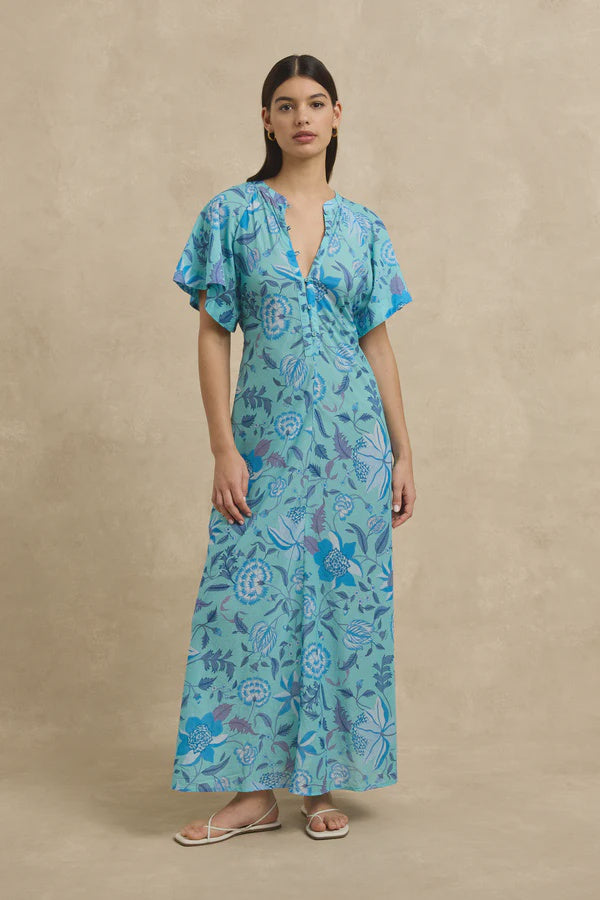Marin Dress - Shellflower Blue