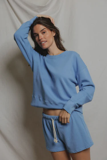 Tyler Sweatshirt - Pacific Blue