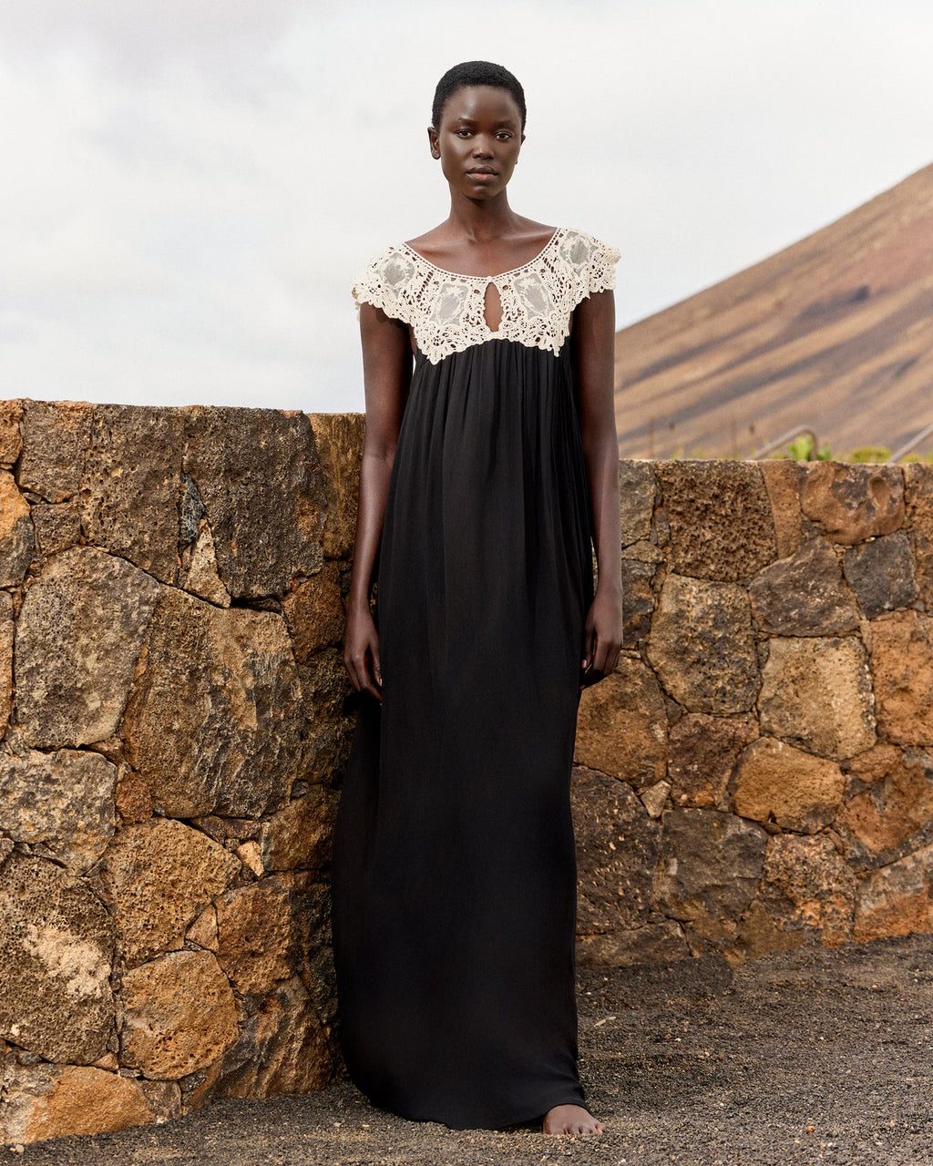 Baron Black/Ecru Dress