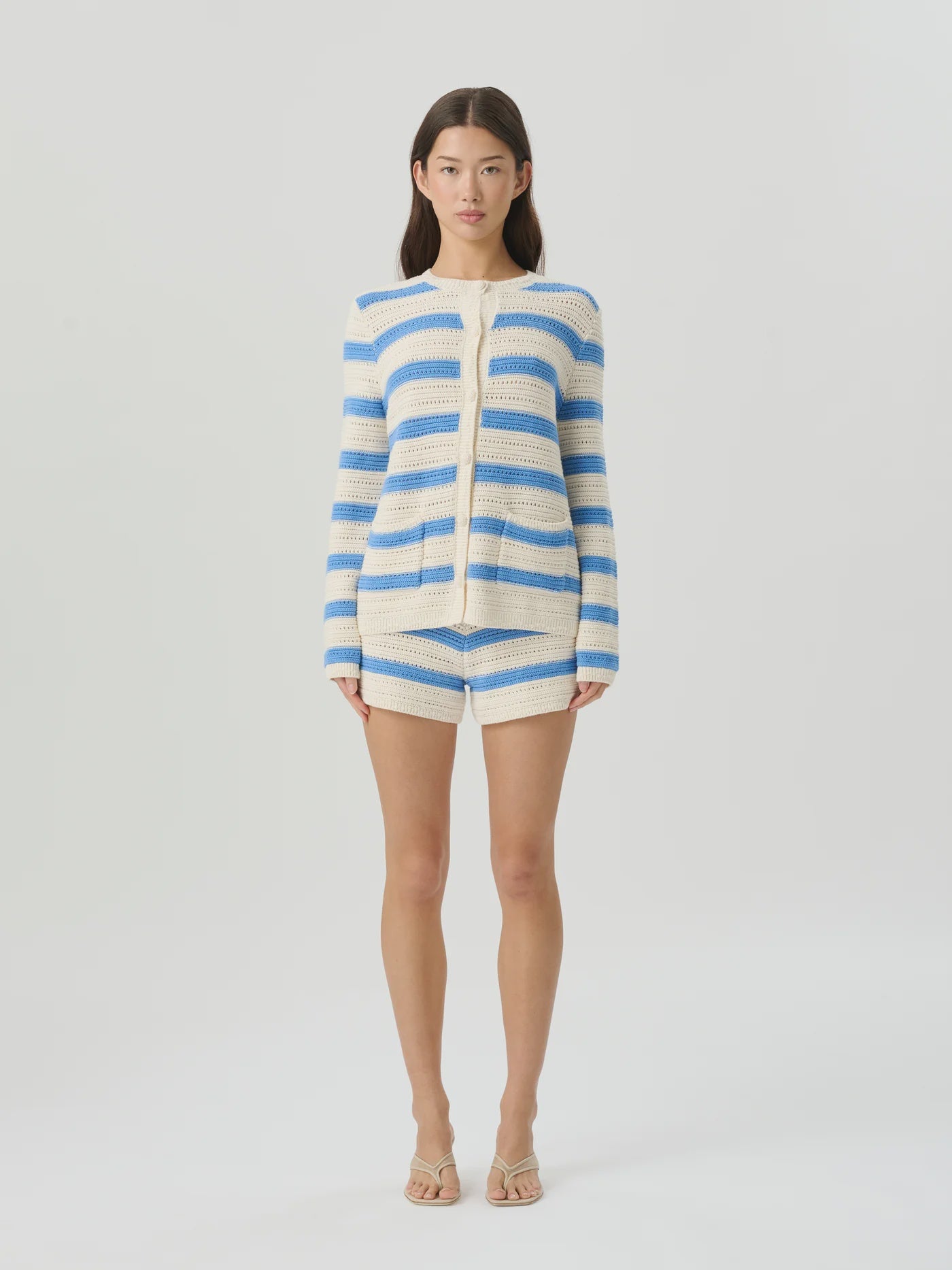 Manon Knit Cardi - Blue