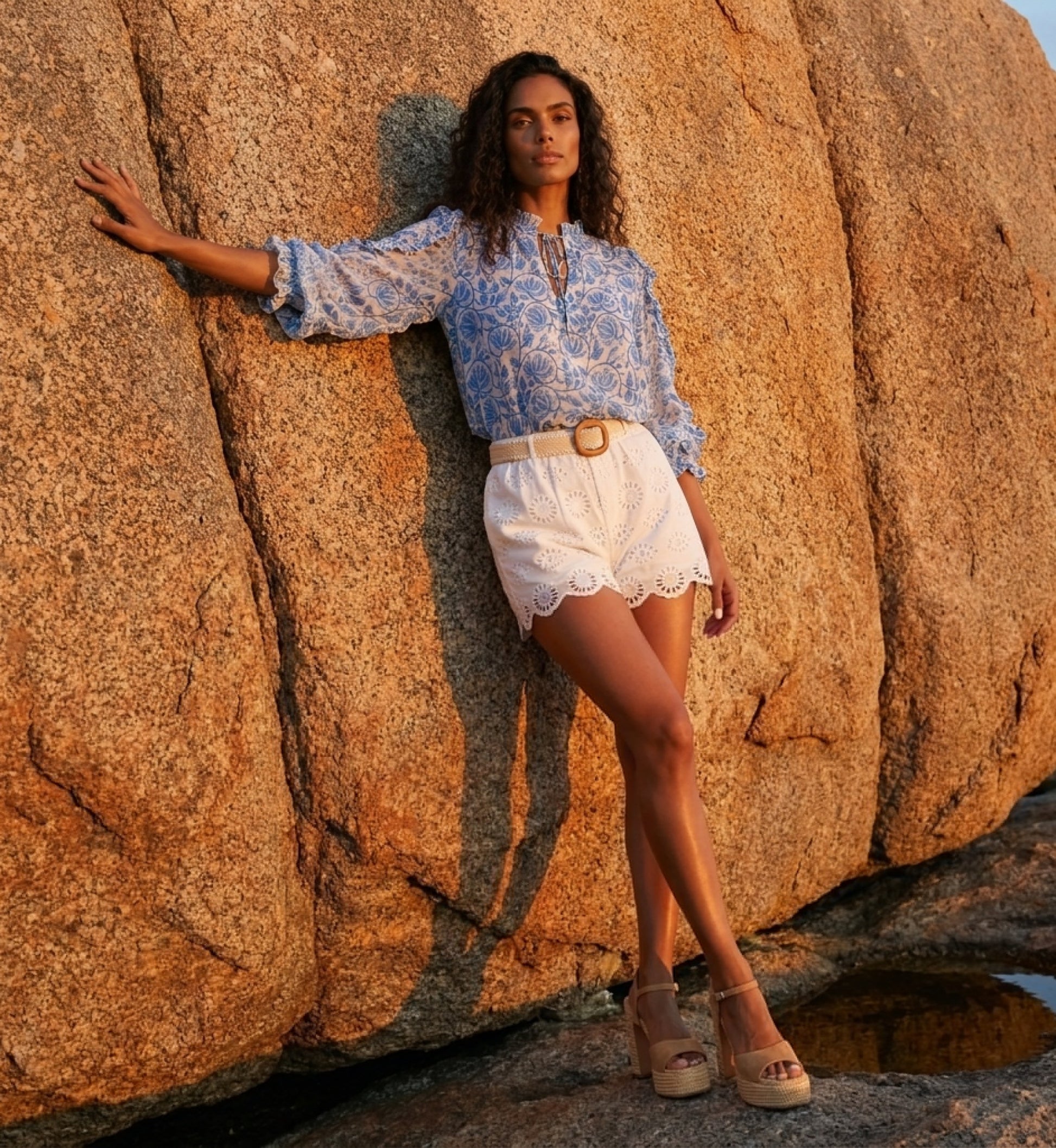 Cosmo Blue Blouse