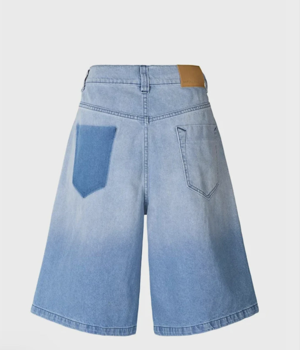 Raha Light Denim Shorts