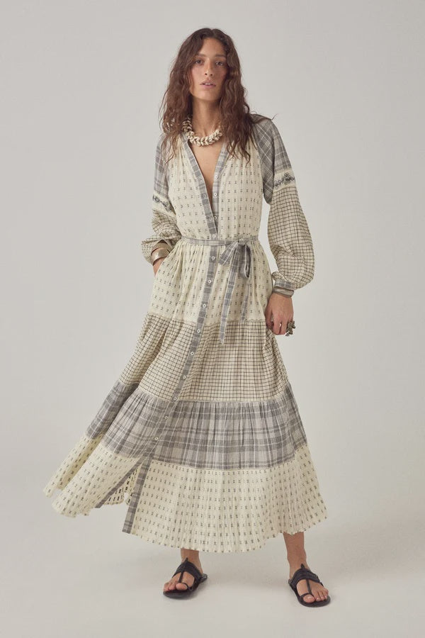 Alba Dress - Patchwork Notes