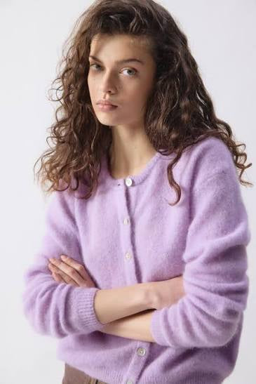 Vitow Cardigan -  Lavender Melange