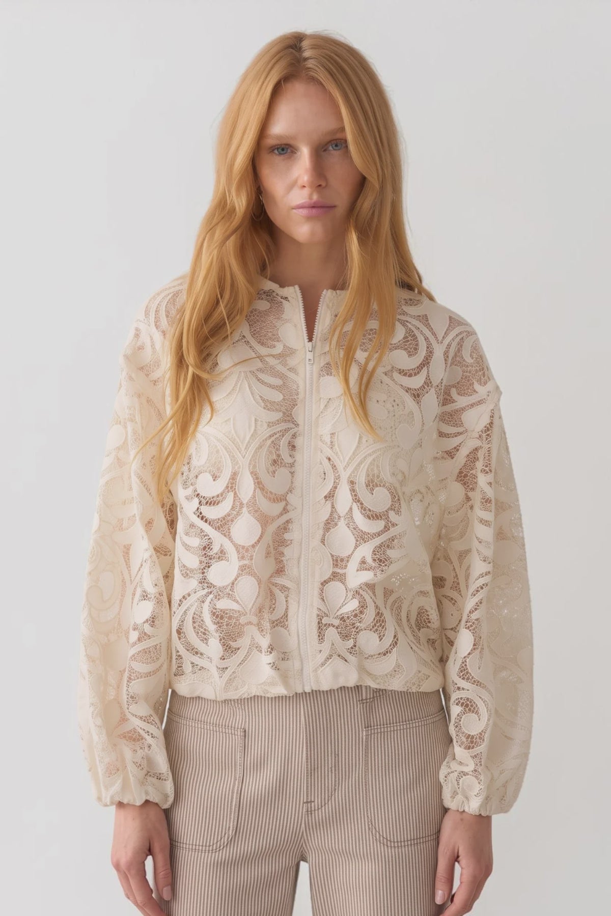 Ivory Lace Jacket