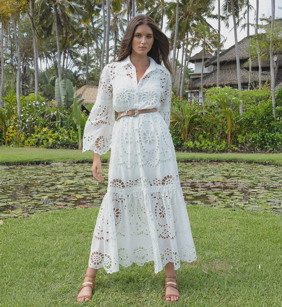 Ruby Broderie Dress