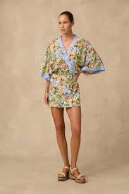 Costa Kimono Mini Dress