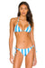 The Iris Bikini Peacock Blue