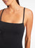 Minimal Tank Onepiece - Black Rib