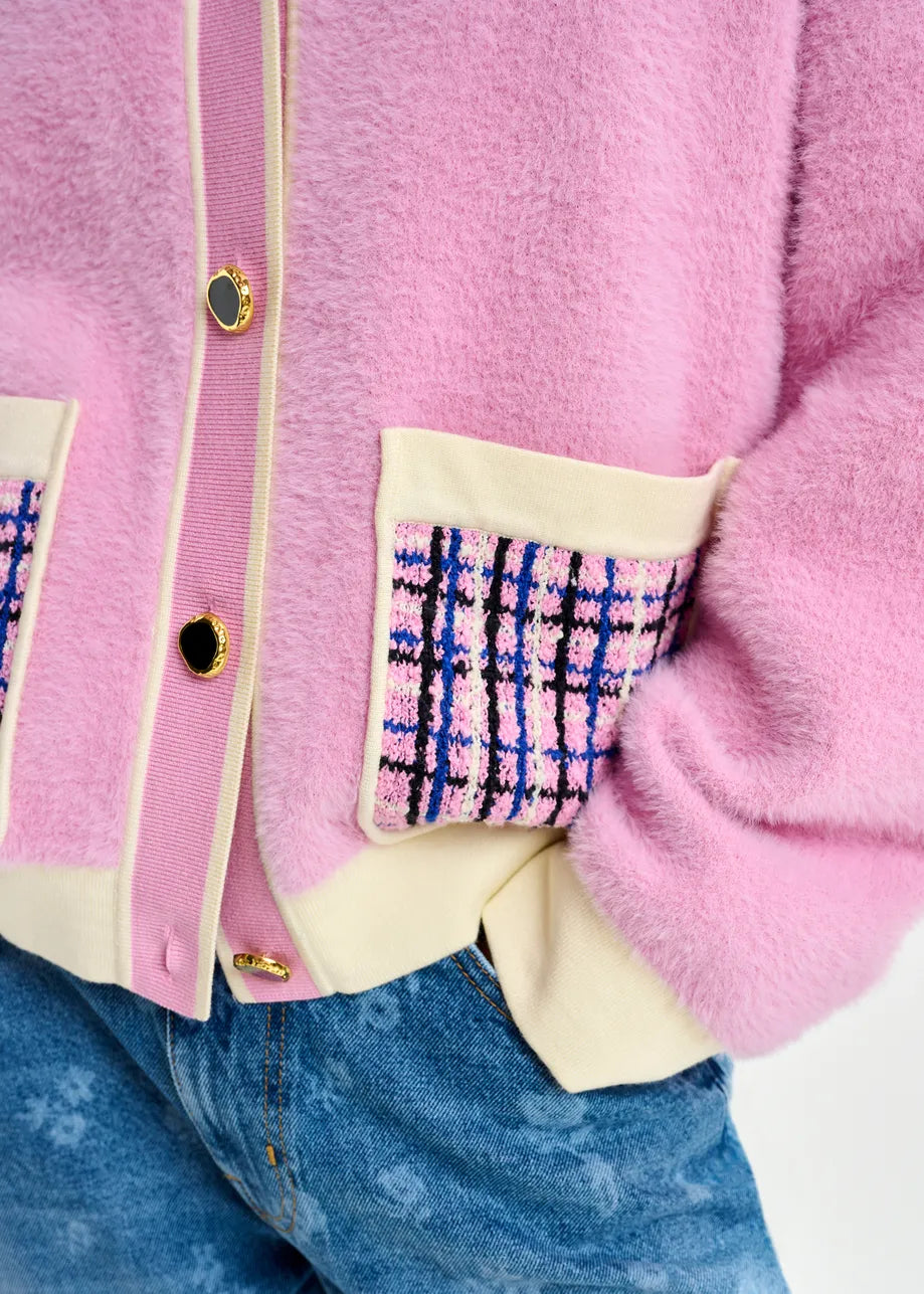 Joilu Cardigan - Pink