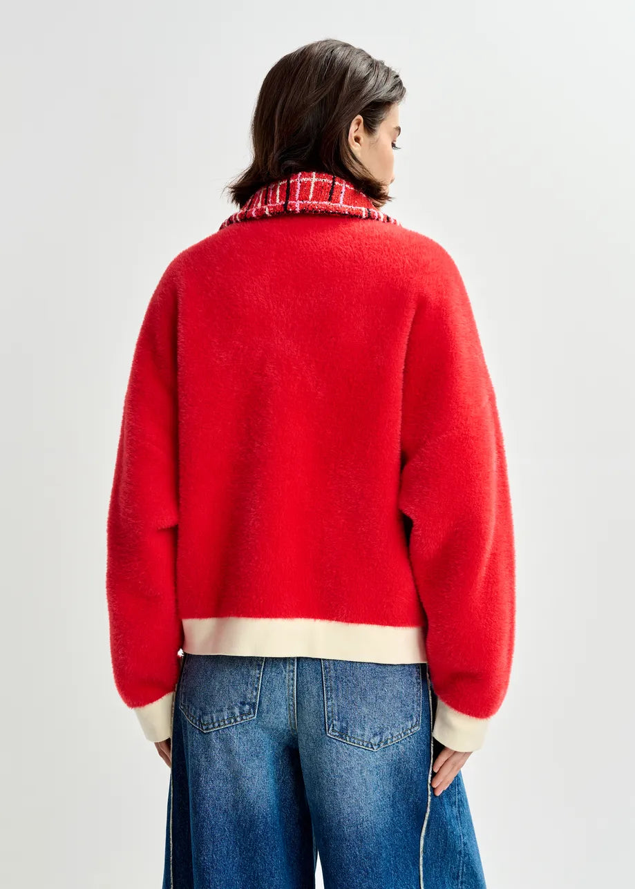 Joilu Cardigan - Red