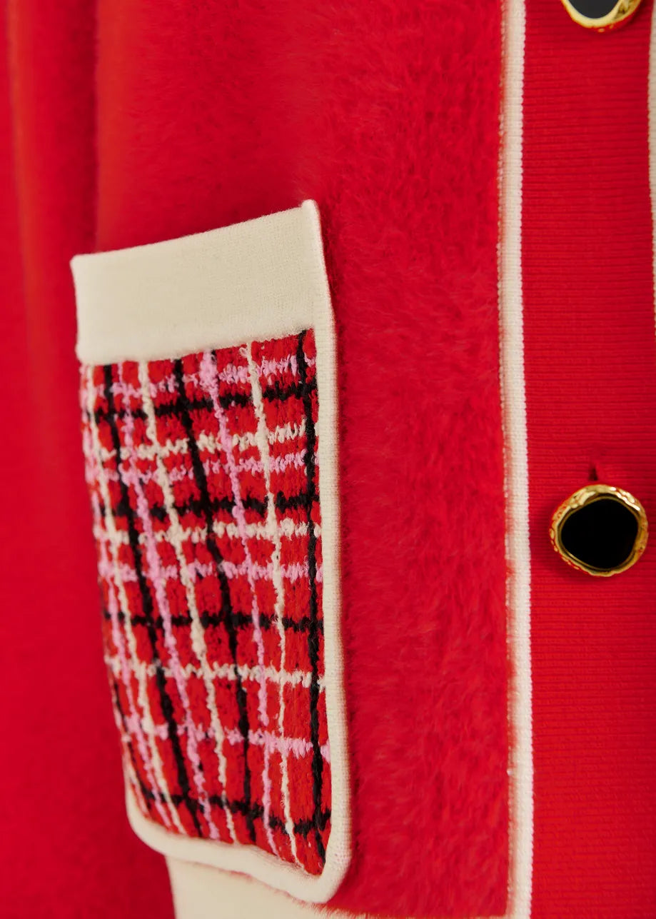 Joilu Cardigan - Red