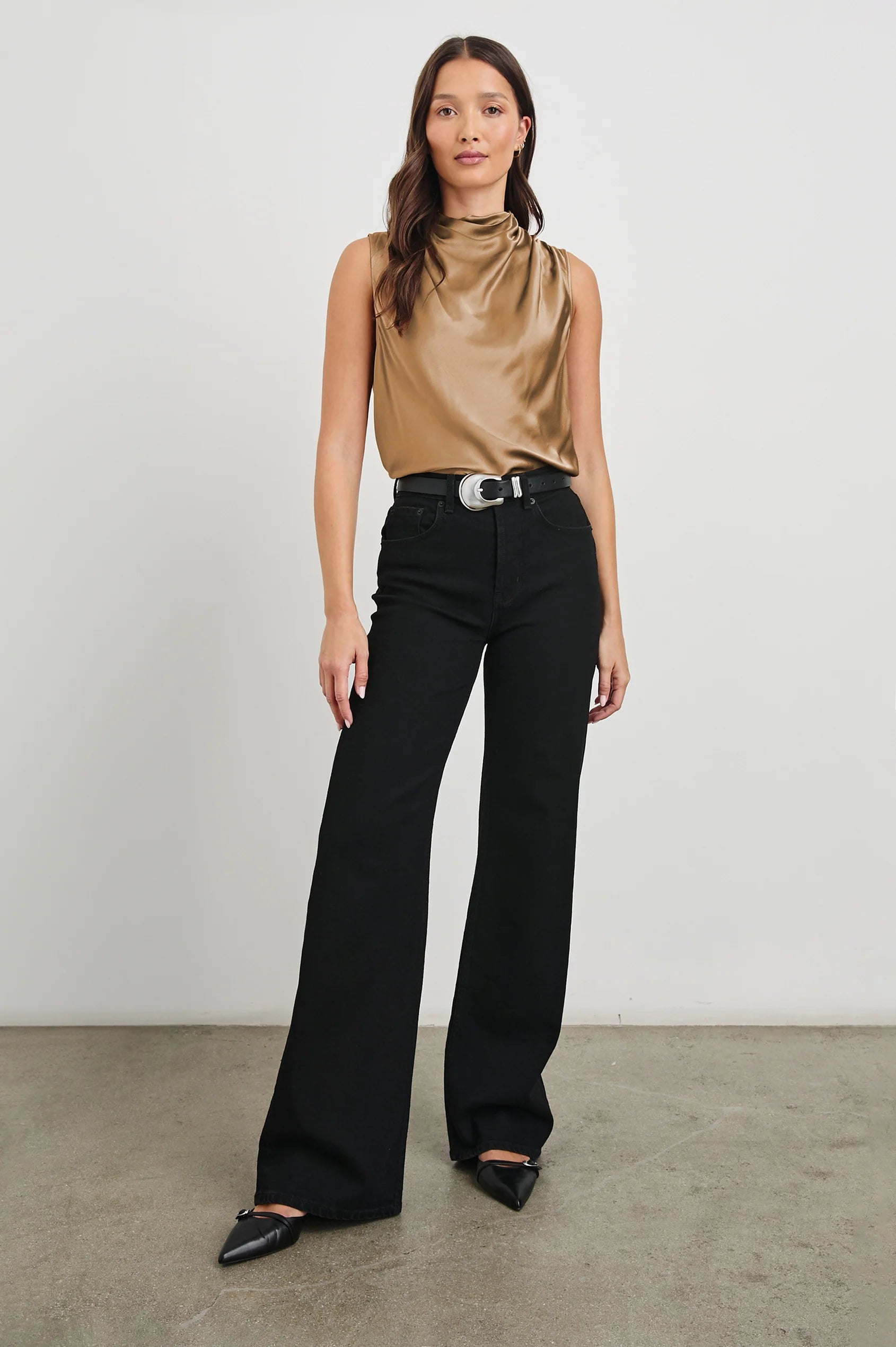 Kaleen woven Top - Camel