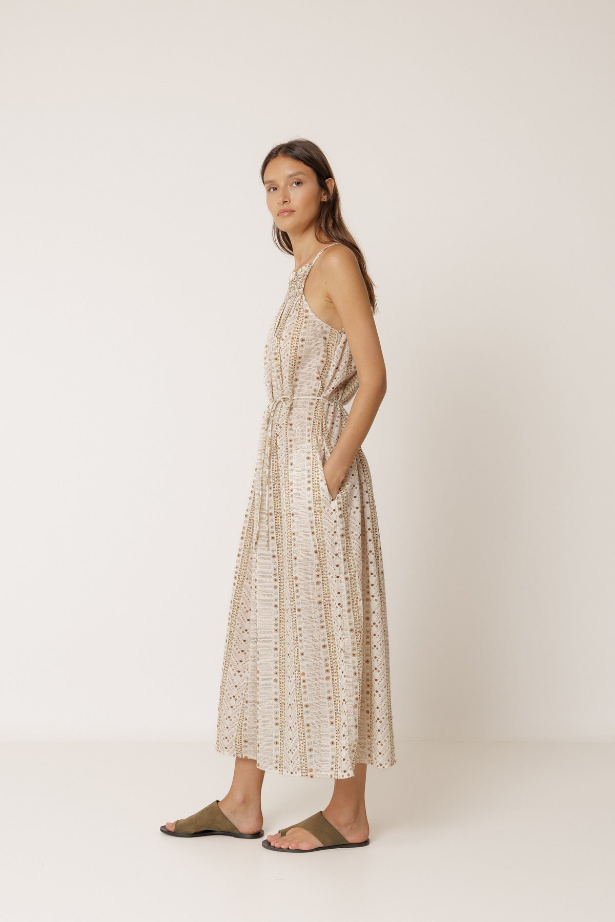 Cotton Halter Dress