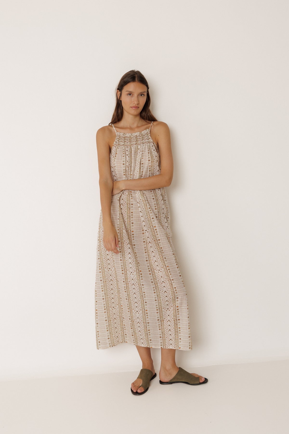 Cotton Halter Dress