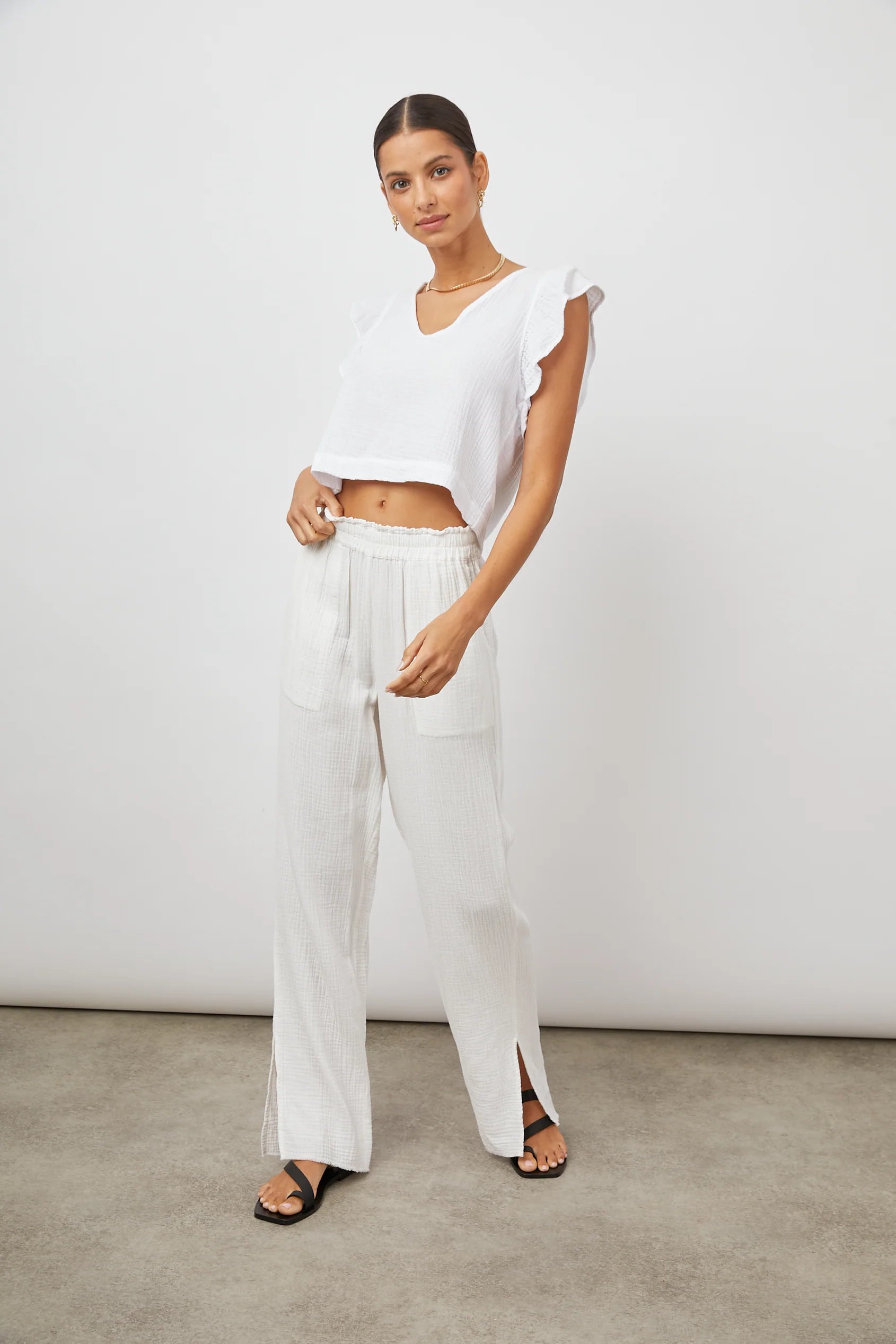 Leon Pant - White