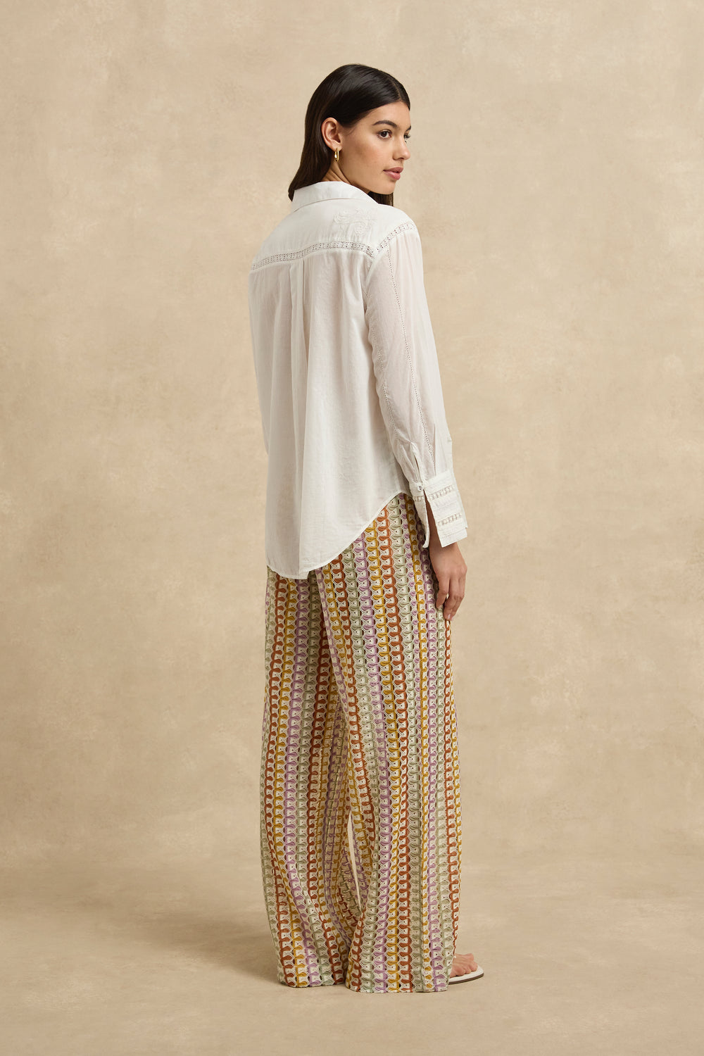 Lilla Shirt - Ivory Embroidery