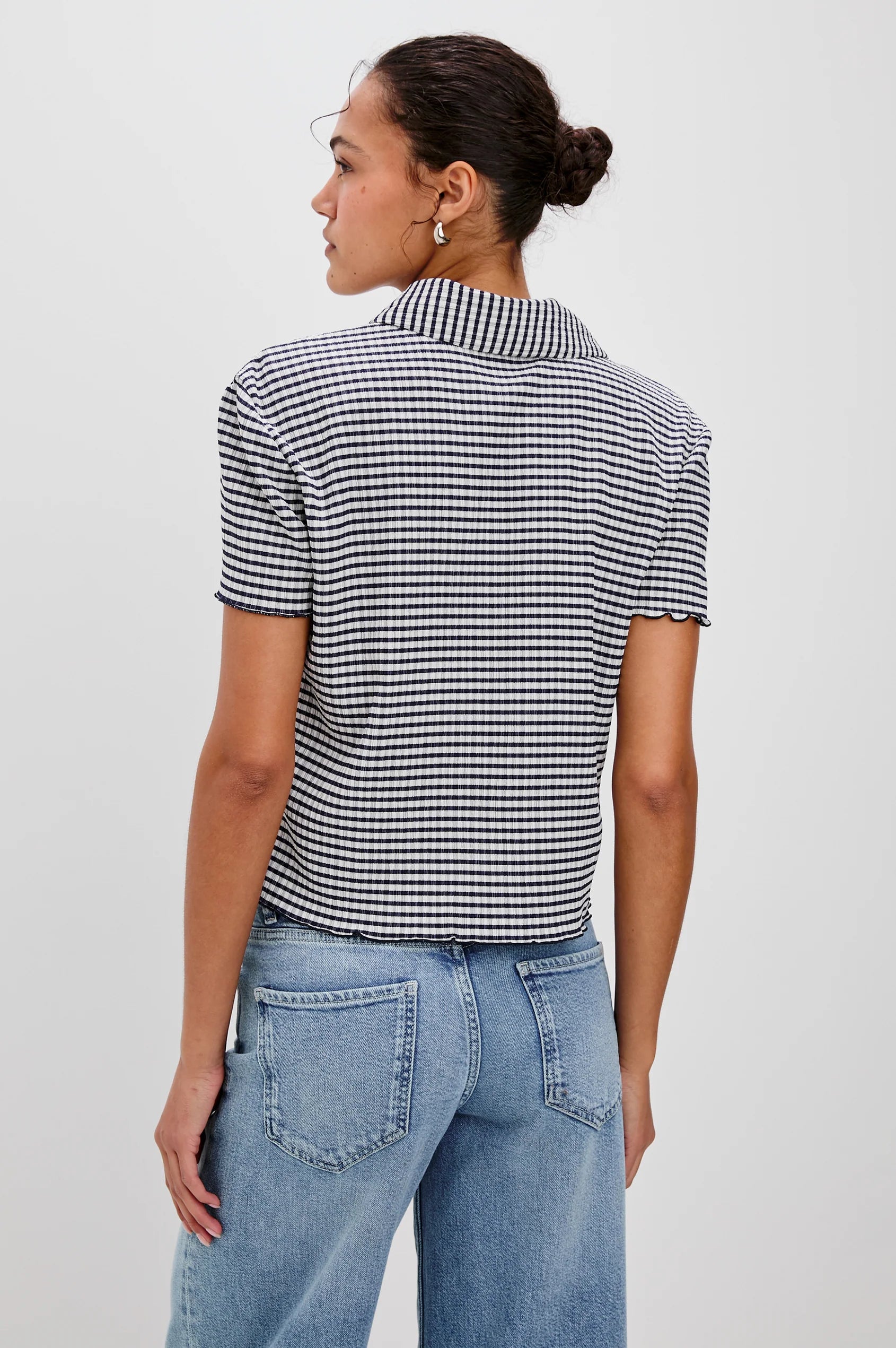 Limon Shirt - Navy Gingham