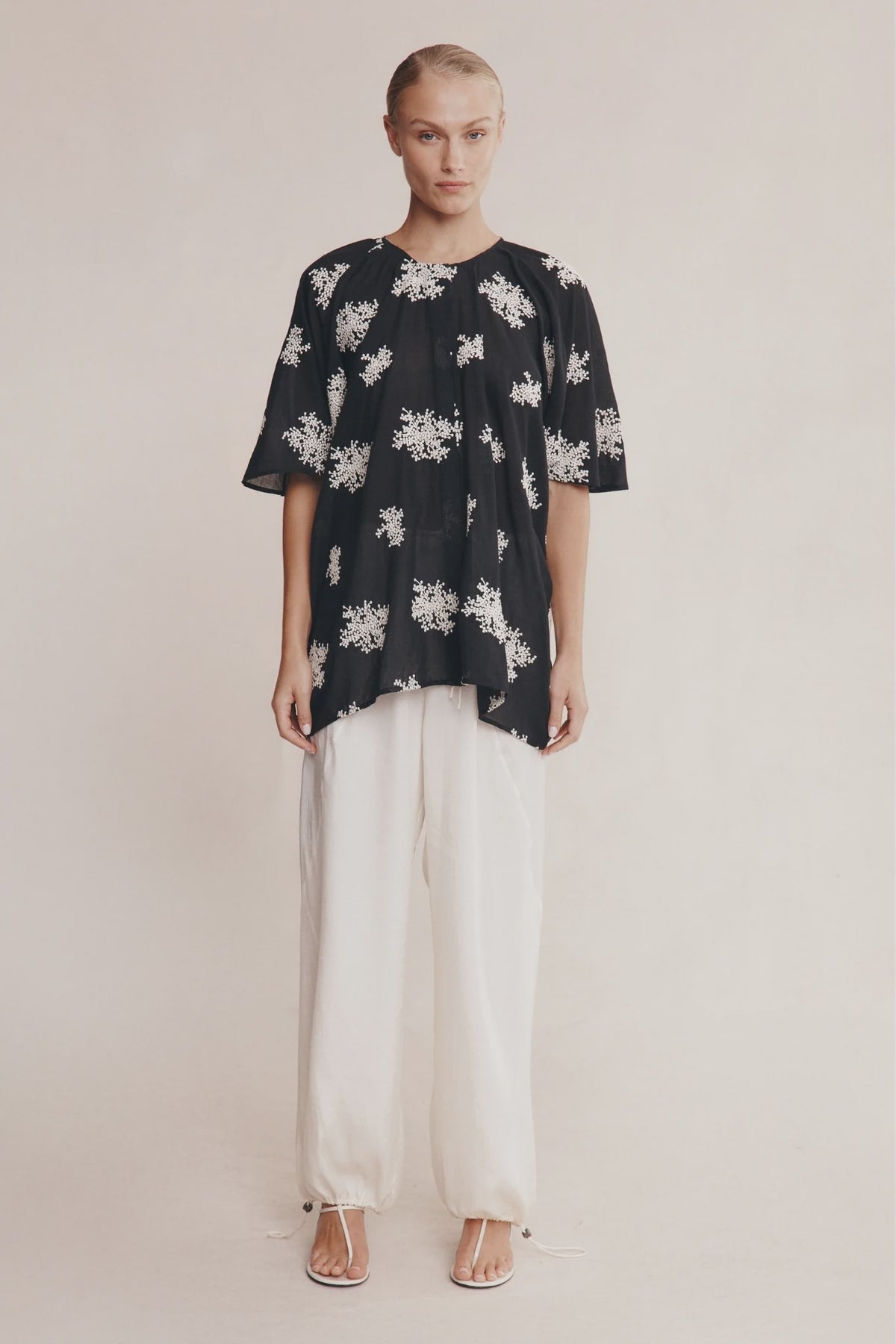 Liberty Short Sleeve Shirt - Rice Flower