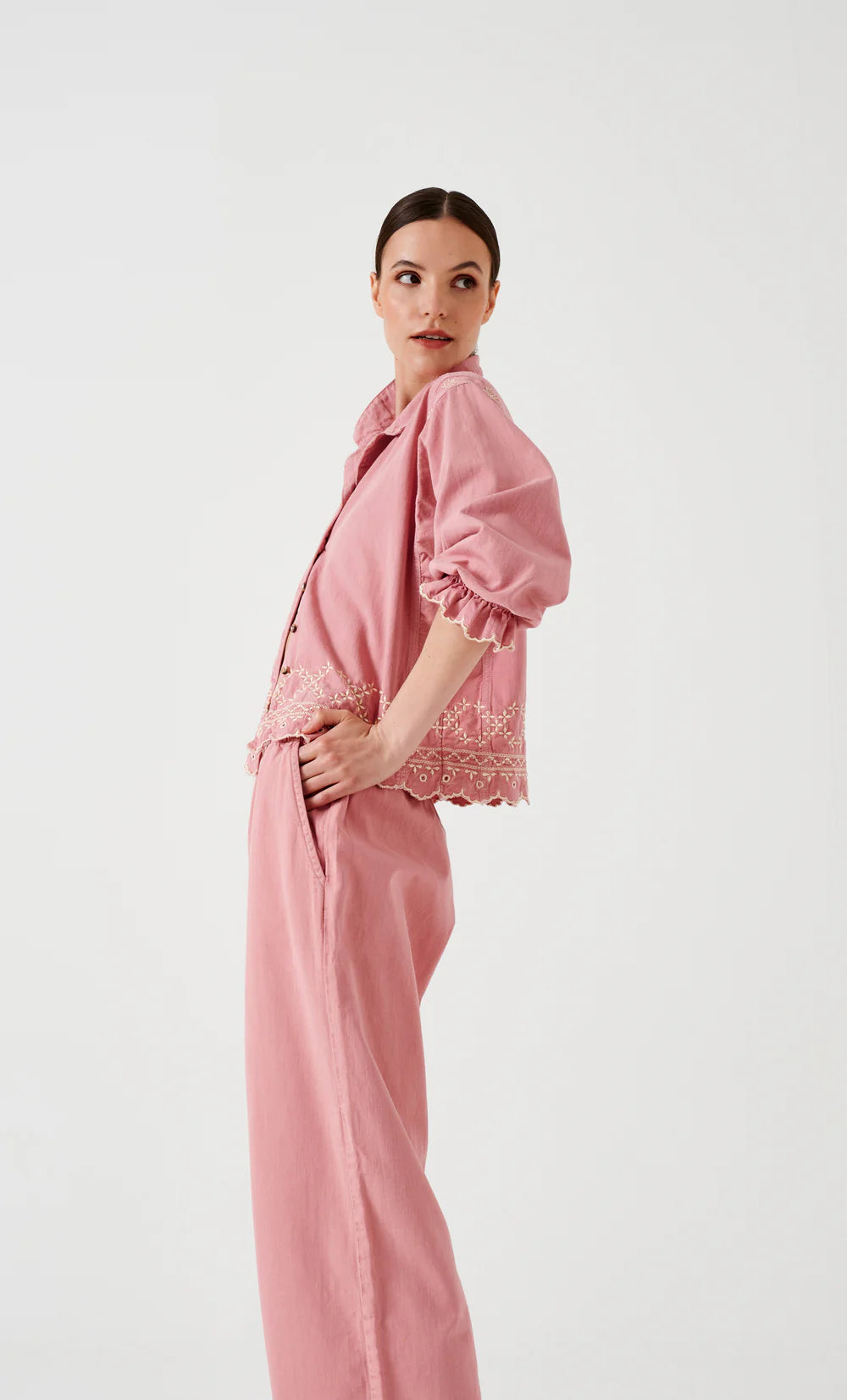 Sophie Shirt - Powder Pink