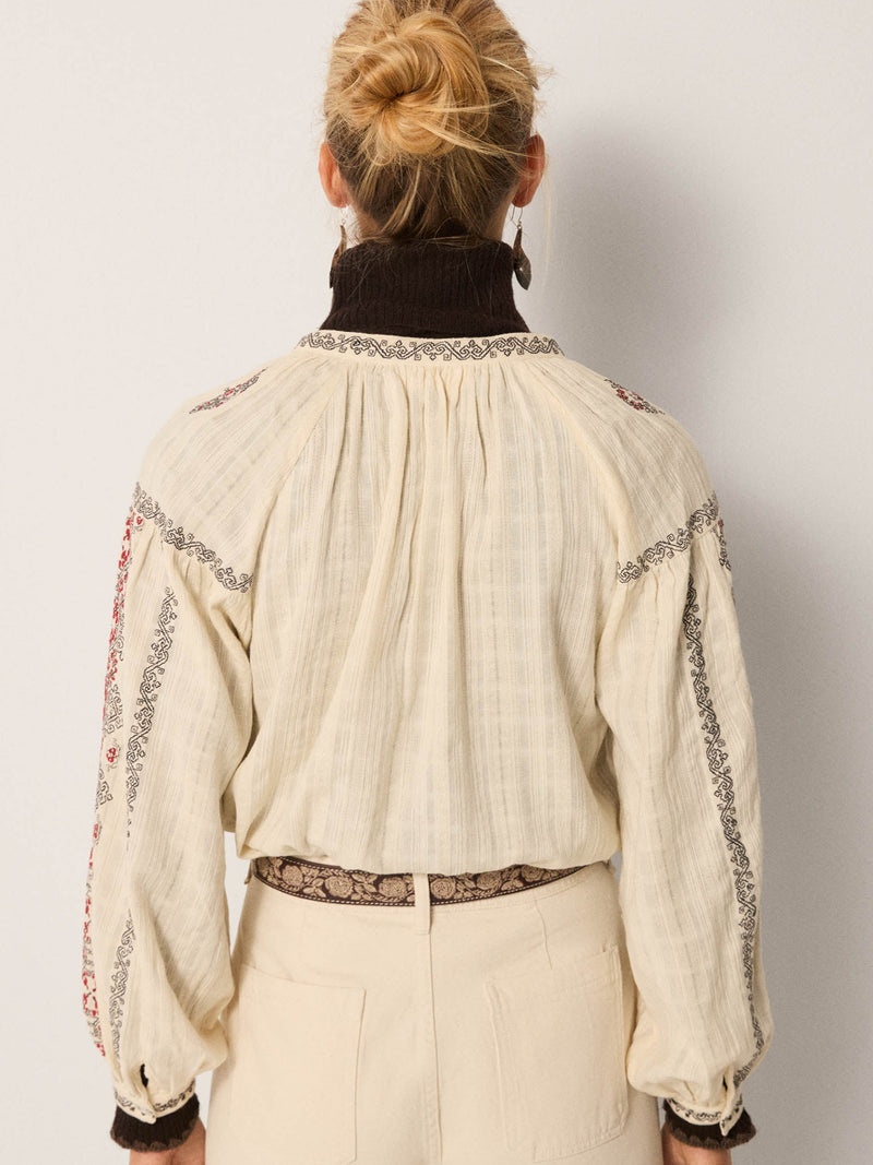 Virginia Ecru Blouse