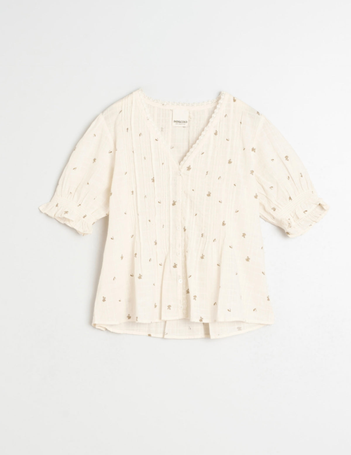 Boxy Schiffli Shirt