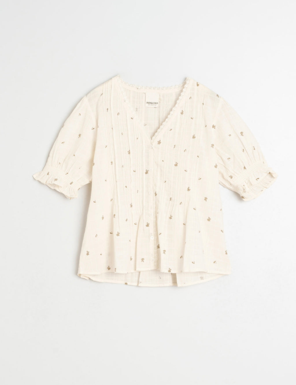 Puffed Sleeve Blouse