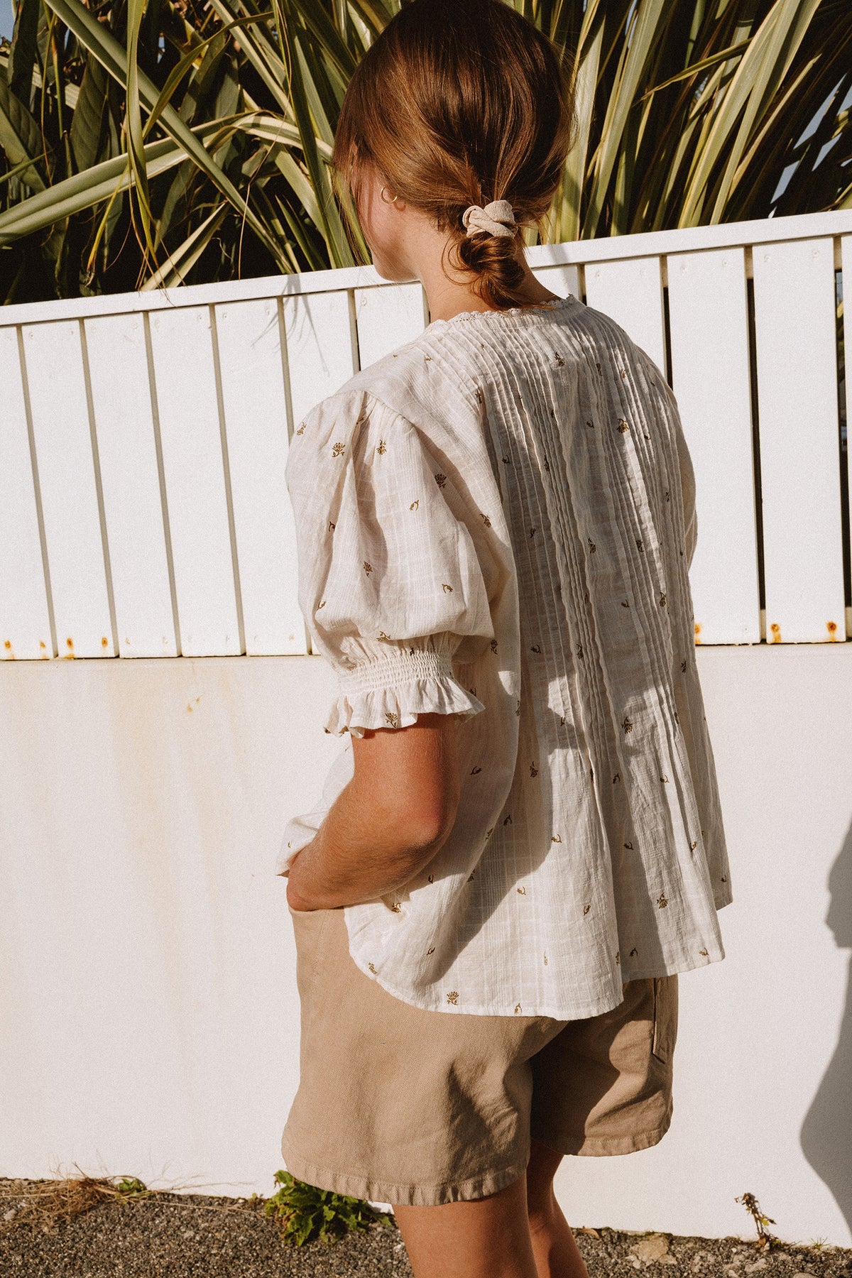 Boxy Schiffli Shirt