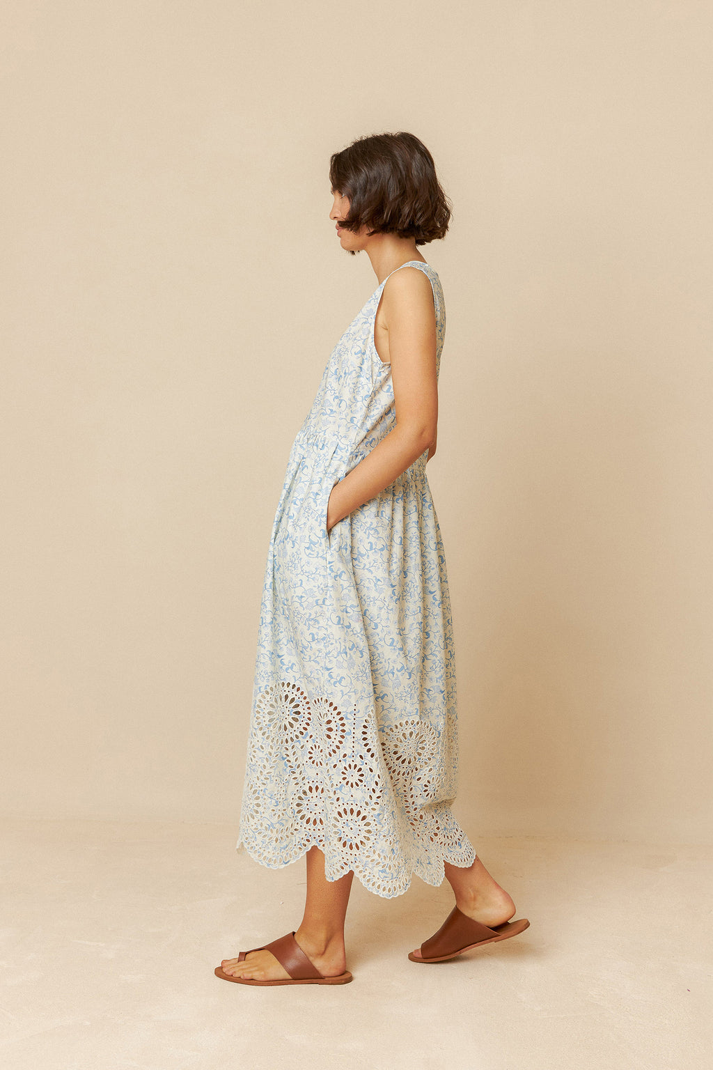Cotton Lacework Dress