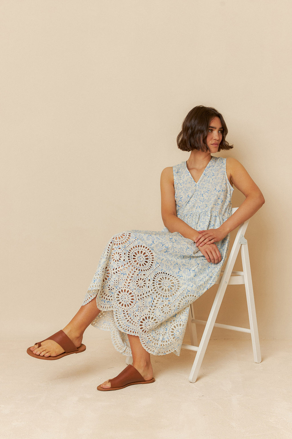 Cotton Lacework Dress