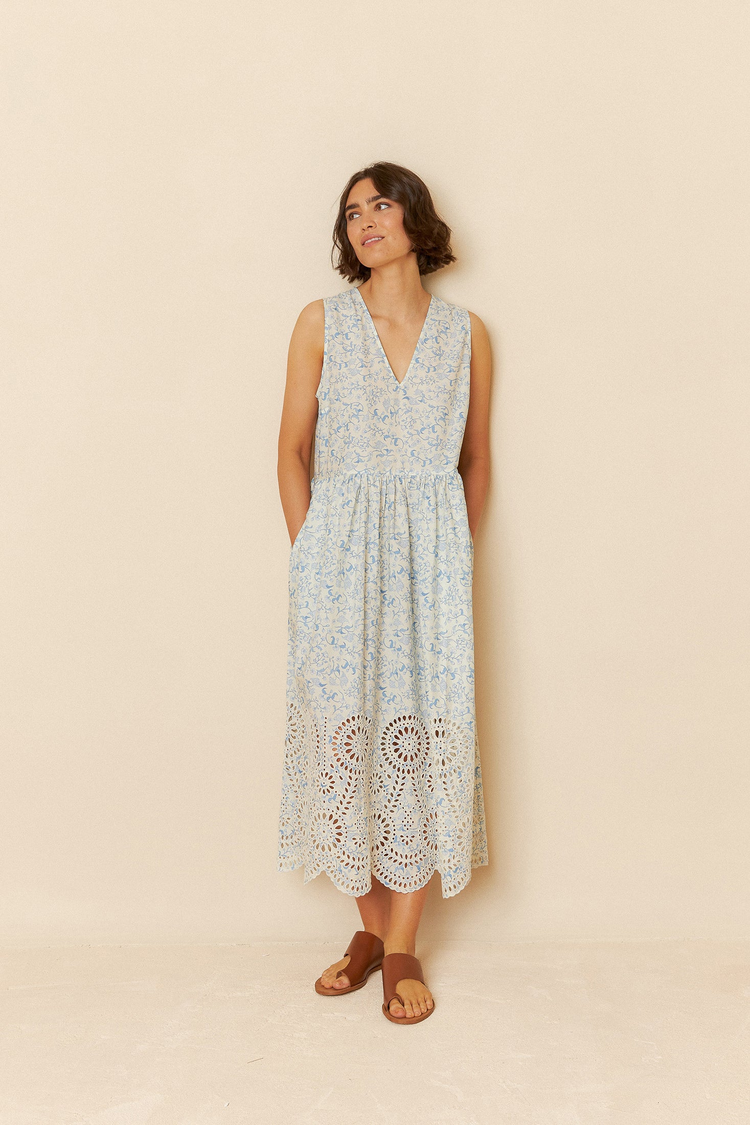 Cotton Lacework Dress