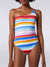 One Shoulder Zigzag Onepiece