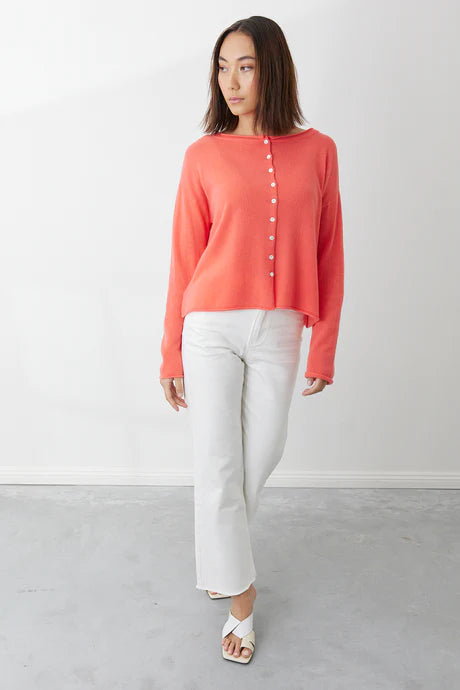 Joules skye cardigan sales pink