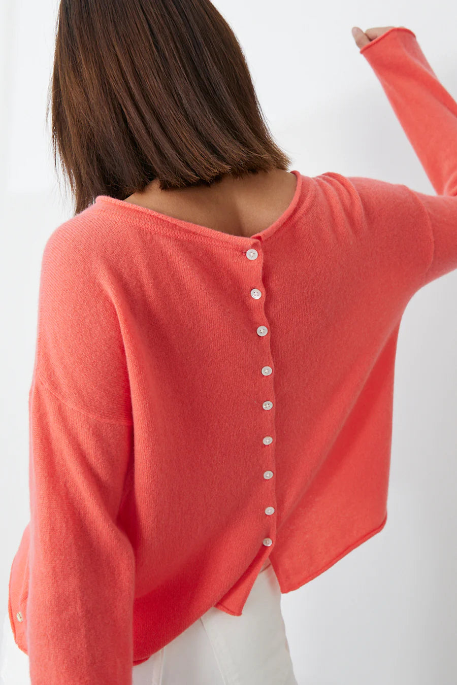 Mia Reverse Button Cardi