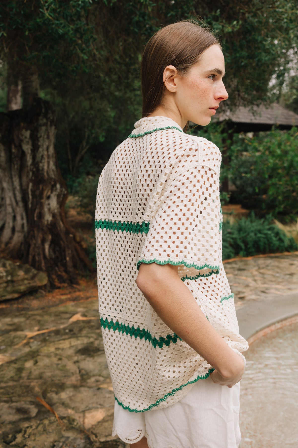 Retro Crochet Shirt