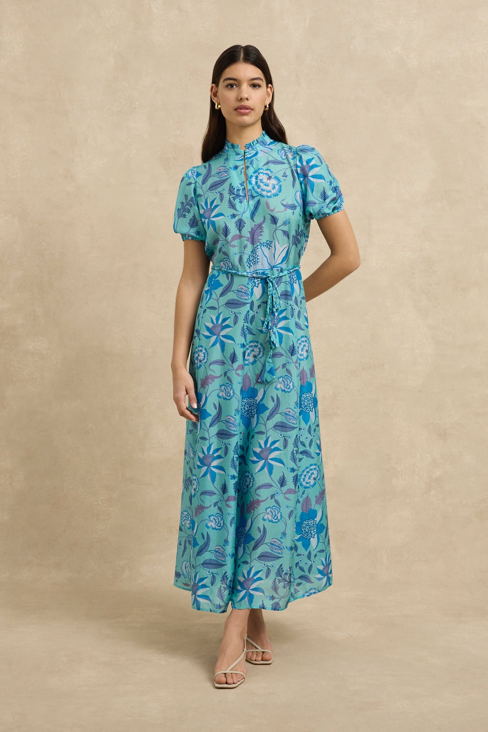 Oceanus Dress - Shellflower Blue