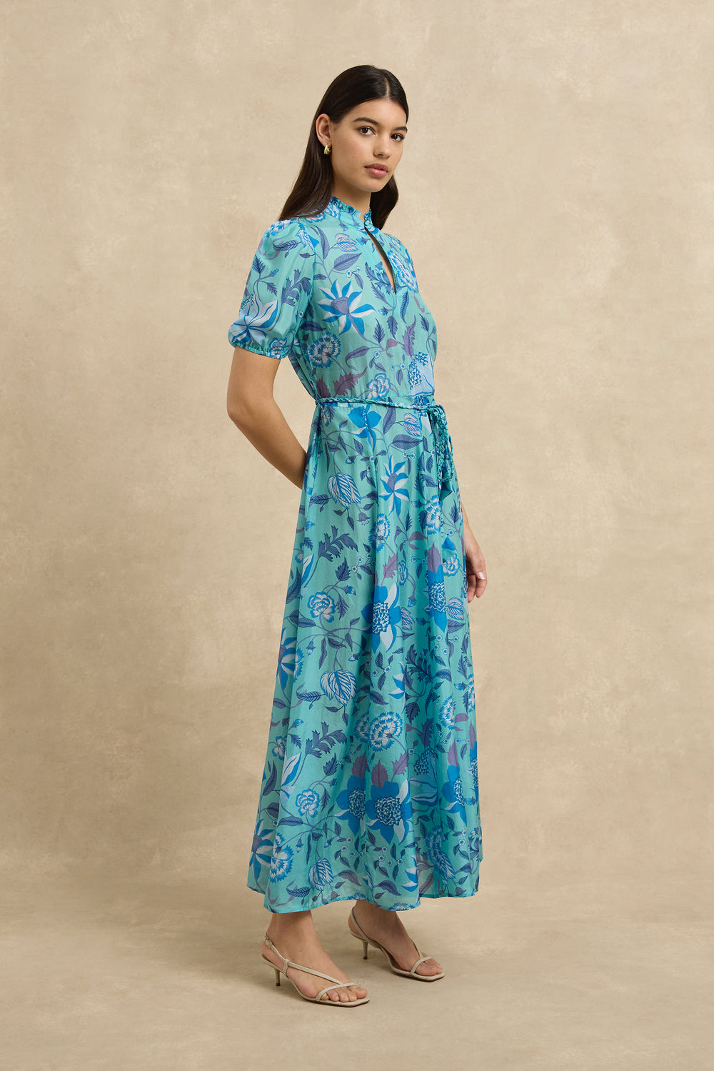 Oceanus Dress - Shellflower Blue