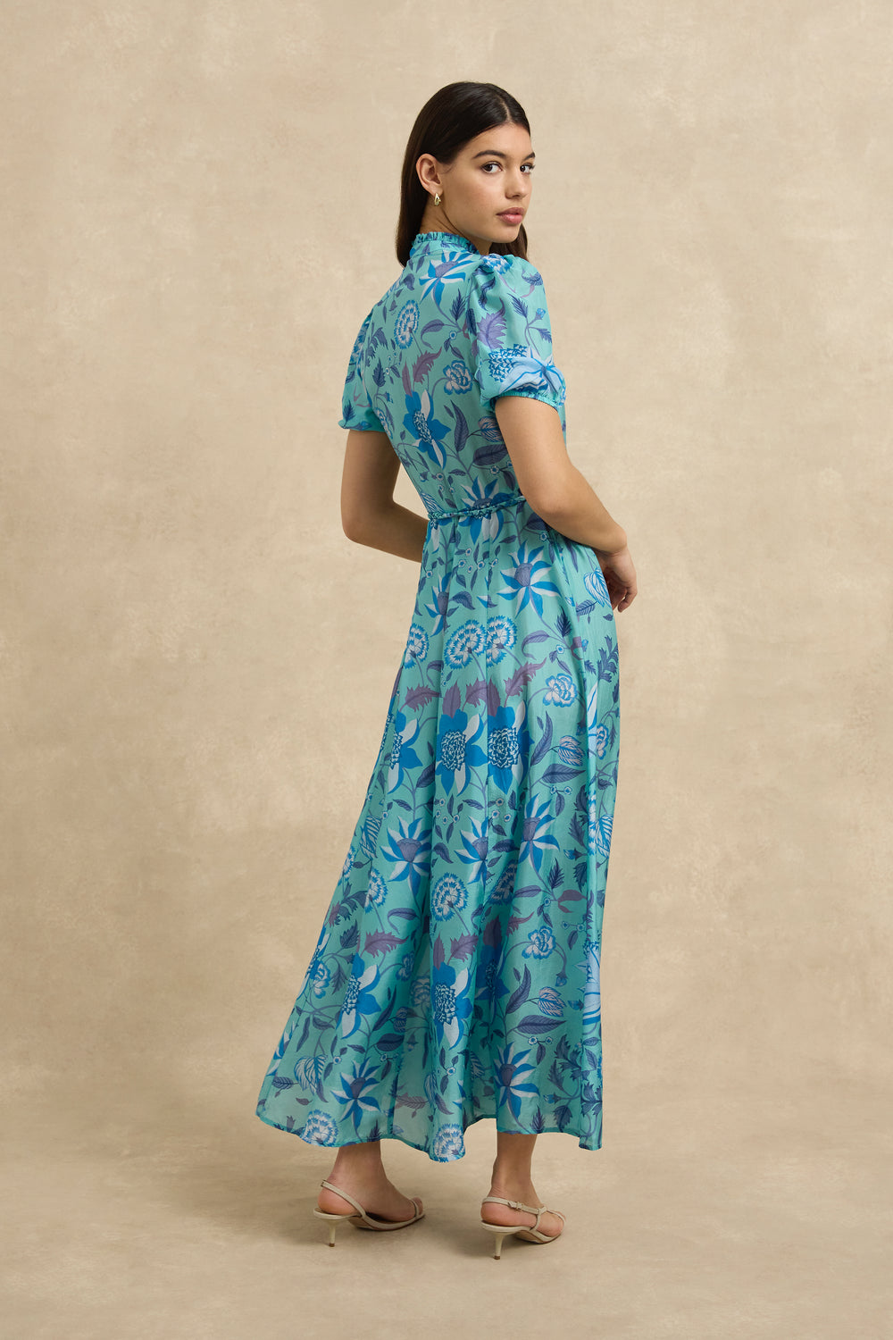 Oceanus Dress - Shellflower Blue