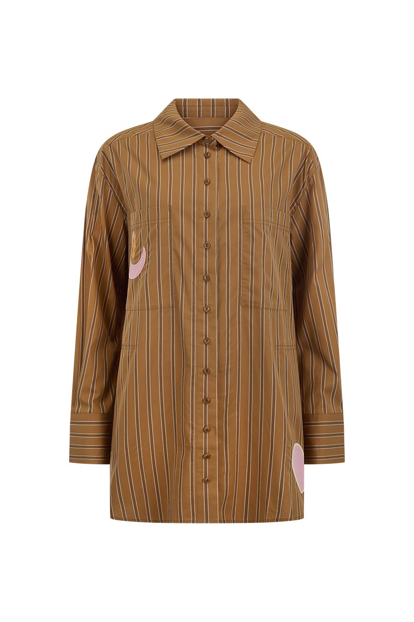 Off Duty Shirt - Caramel Cafe