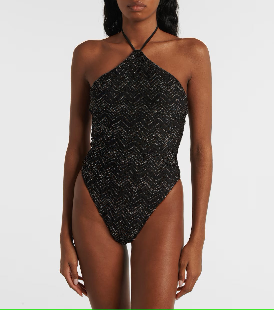 Black Chevron Onepiece