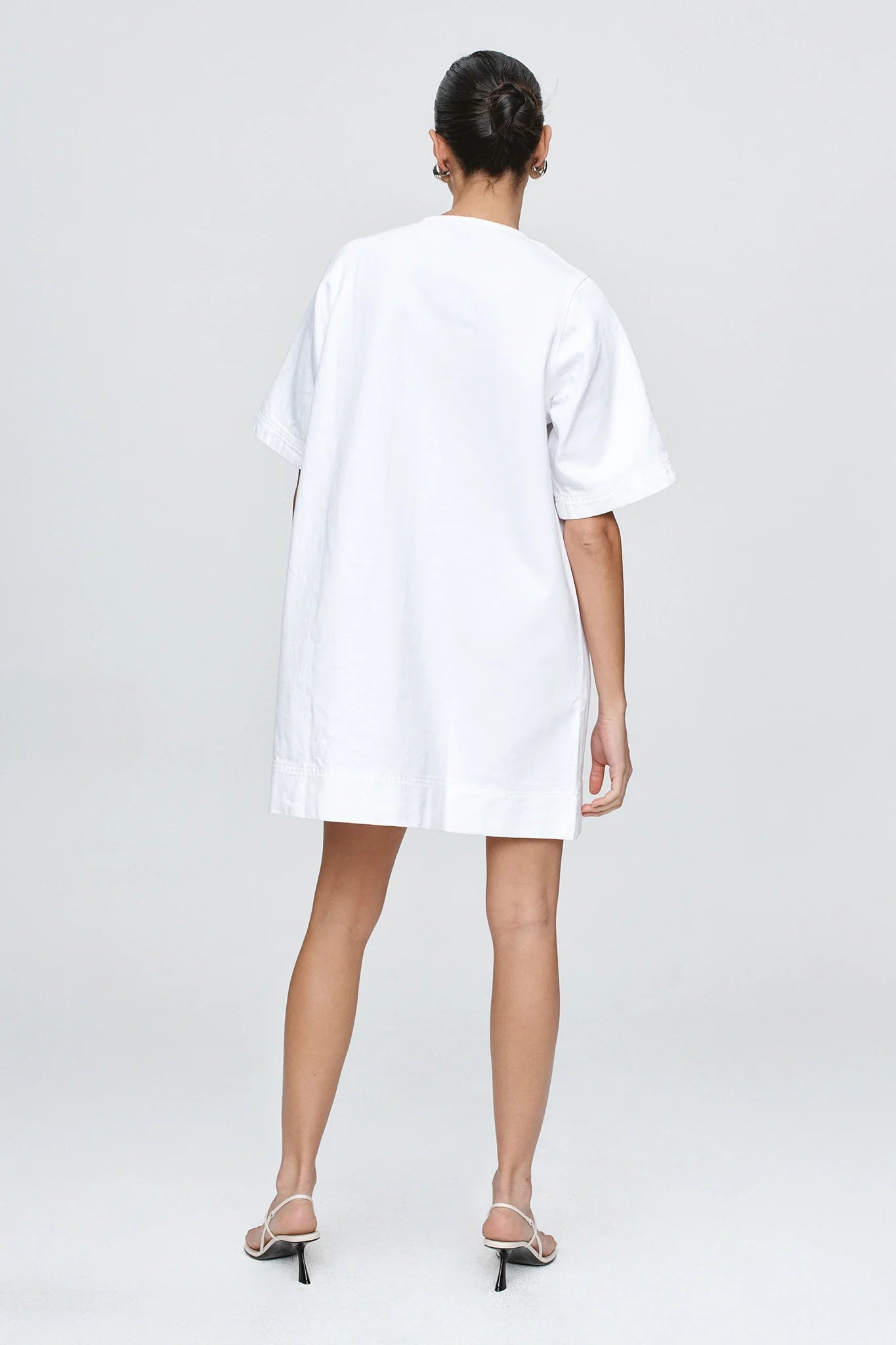 Patch Pocket Dress - Blanc