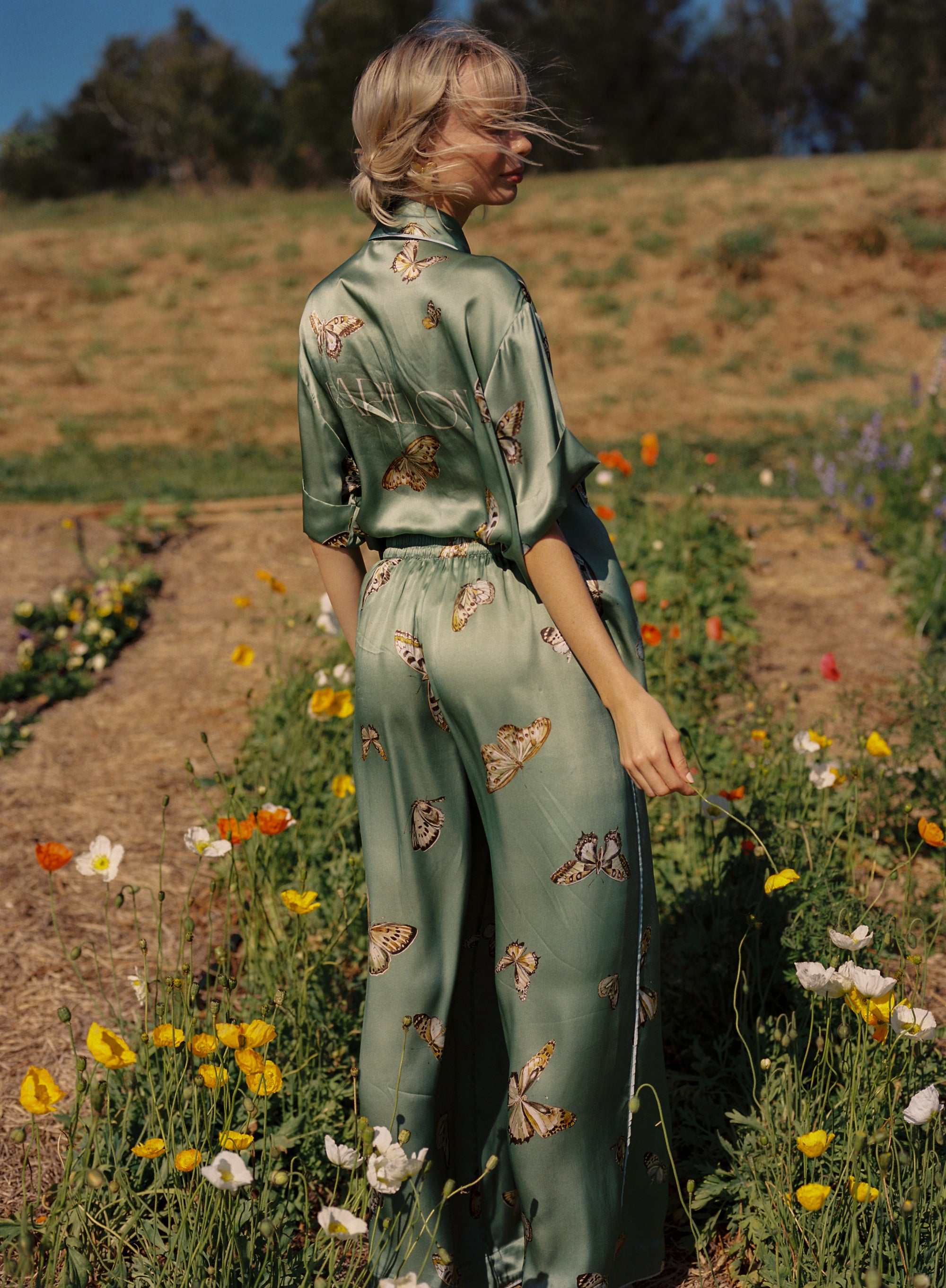 Papillon Silk Pant
