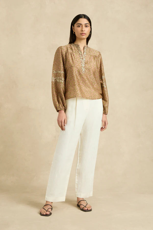 Quinn Blouse - Midnight Vine