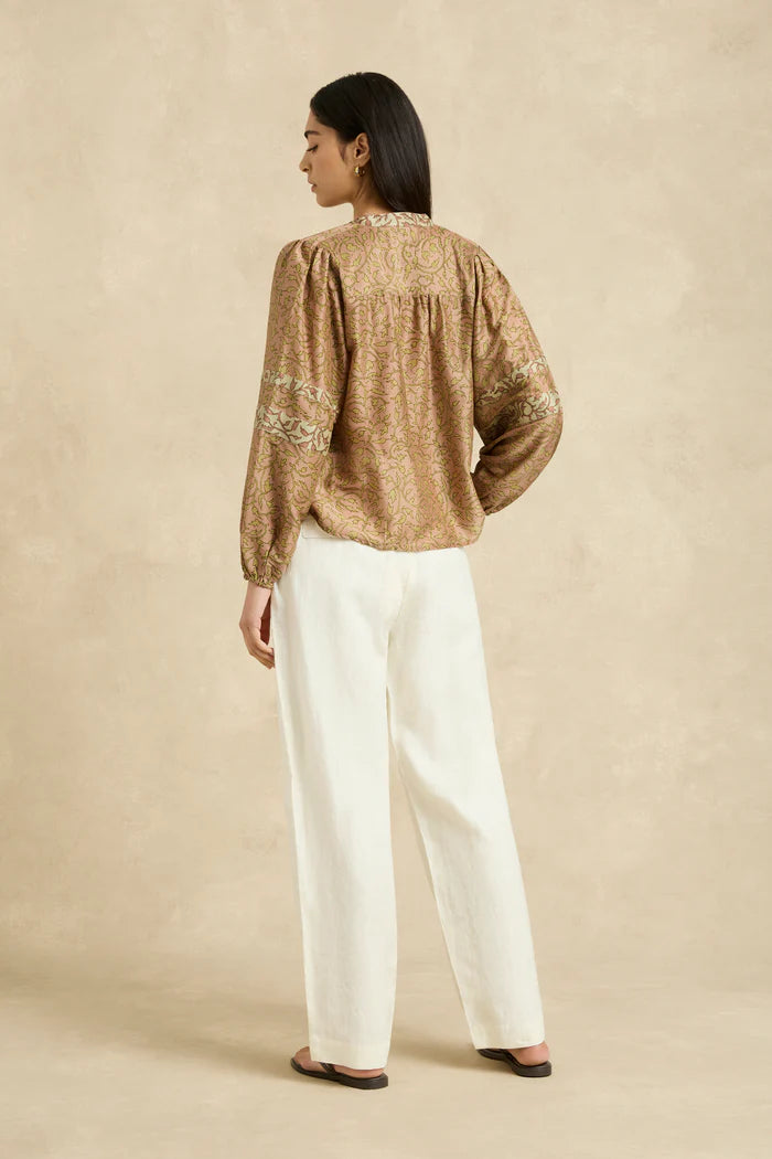 Quinn Blouse - Midnight Vine