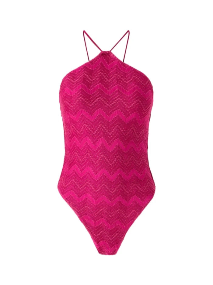 Pink Chevron Onepiece