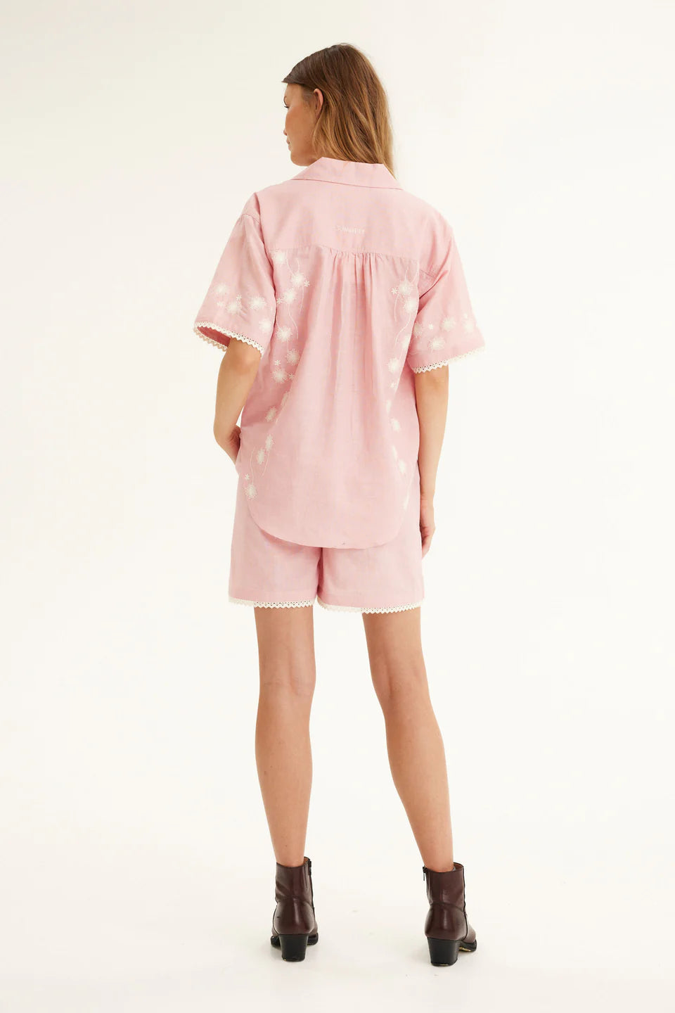 Rosie Shirt - Pink Mist