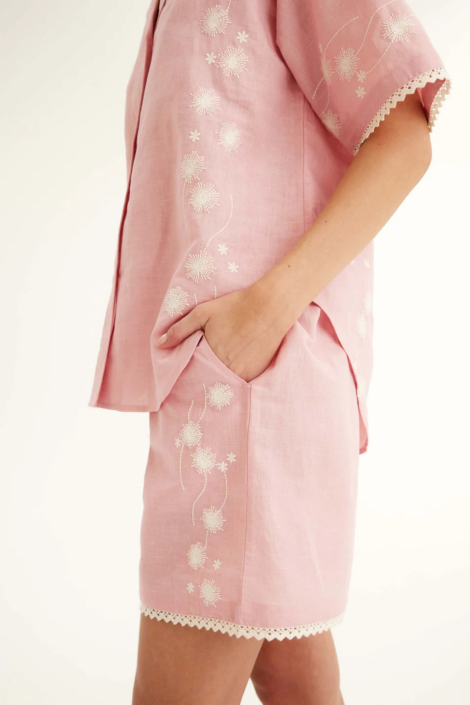 Rosie Shirt - Pink Mist