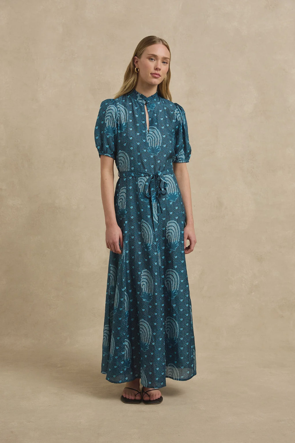 Oceanus Dress - Tide Indigo